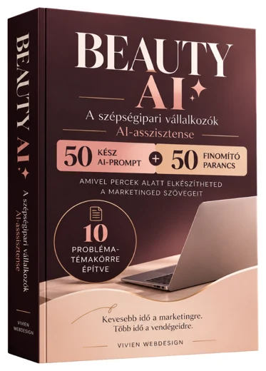 BEAUTY AI e-book – a szépségipari vállalkozók AI-asszisztense