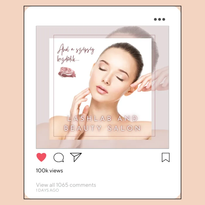 LashLab and Beauty Salon Instagram poszt